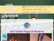 Tablet Screenshot of cvplayasdebenidorm.com